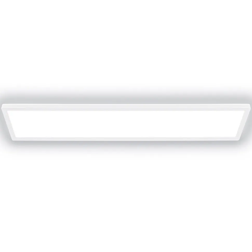 Loftlampe Tava A, 98x20 cm, plast, hvid