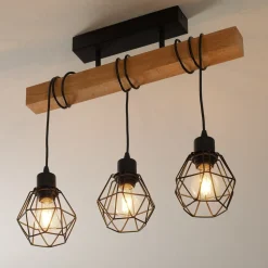 Loftlampe Townshend 5 med 3 gitterskærme