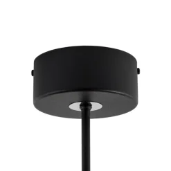 Loftlampe Vento, sort/guld, metal, Ø 40 cm, E27