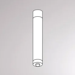 Loftsbeslag til Volare-skinne 7,1 cm sort