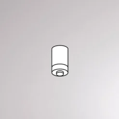 Loftsbeslag til Volare-skinne, 1,5 cm hvid