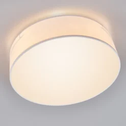 Loftslampe Ceiling Dream, Ø 40 cm, tekstil, hvid