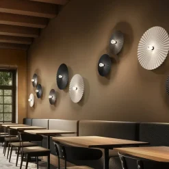 Loftslampe Doge_S, hvid, metal, Ø 39 cm, E27