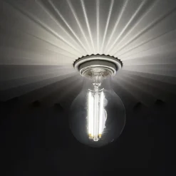 Loftslampe Doge_S, hvid, metal, Ø 39 cm, E27