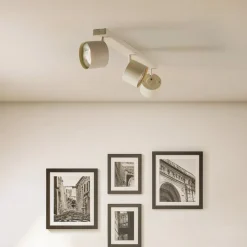 Loftspot Chloe justerbar med 3 lyskilder, beige