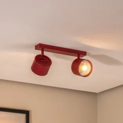 Loftspot Chloe justerbar med 2 lyskilder, rød