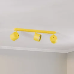 Loftspot Chloe justerbar med 3 lyskilder, gul
