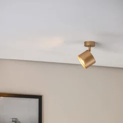 Loftspot Chloe justerbar med 1 lyskilde, guld