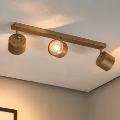 Loftspot Chloe justerbar med 3 lyskilder, guld