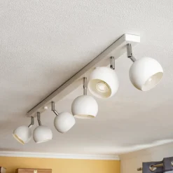 Loftspot Flame, hvid, 6 lyskilder