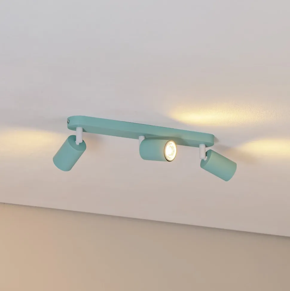 Loftspot Livia, mintgrøn, 52 cm, 3 lyskilder, metal, GU10