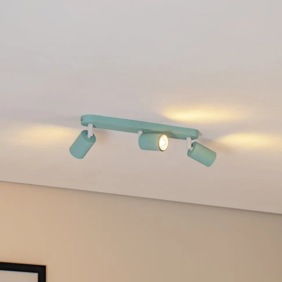 Loftspot Livia, mintgrøn, 52 cm, 3 lyskilder, metal, GU10
