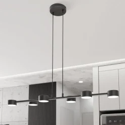 Loftspot, Megara, længde 80 cm, metal, 6 lyskilder.