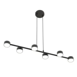 Loftspot, Megara, længde 80 cm, metal, 6 lyskilder.