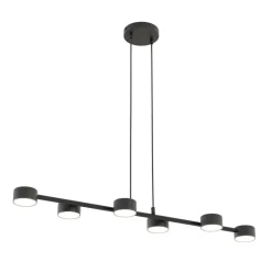 Loftspot, Megara, længde 80 cm, metal, 6 lyskilder.