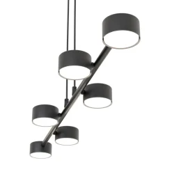 Loftspot, Megara, længde 80 cm, metal, 6 lyskilder.