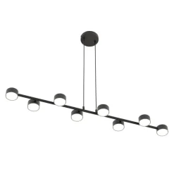 Loftspot Megara, længde 100 cm, metal, 8 lyskilder.