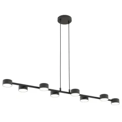 Loftspot Megara, længde 100 cm, metal, 8 lyskilder.