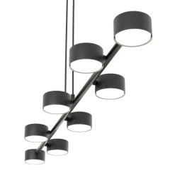 Loftspot Megara, længde 100 cm, metal, 8 lyskilder.