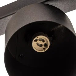 Loftspot 1047PL_K, 6 lyskilder, sort