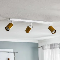 Loftspot Zen 3 med 3 lyskilder i hvid og guld