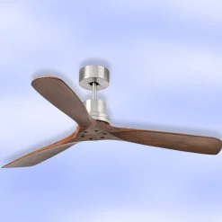 Loftsventilator Lantau fjernbetjening, valnød/stål