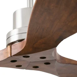 Loftsventilator Lantau fjernbetjening, valnød/stål