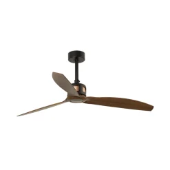 Loftventilator Copper med fjernbetjening, valnød