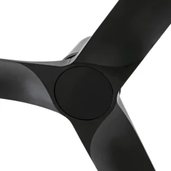 Loftventilator Hey S, sort, DC-motor, støjsvag, Ø 90 cm