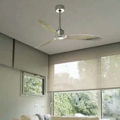 Loftventilator Just Fan M, krom/transparent