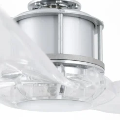 Loftventilator Just Fan M, krom/transparent