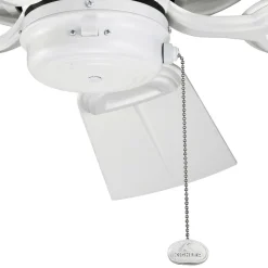 Loftventilator Kevlar 42 IP44, hvid, Ø 107 cm