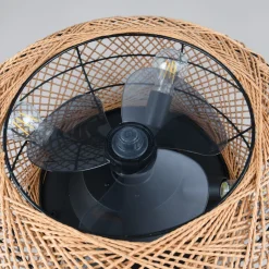 Loftventilator Lillesand med lys, lydløs, Ø 50 cm, fjernbetjening