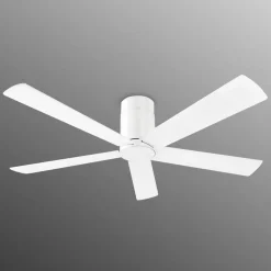 Loftventilator Rodas i klart design - hvid