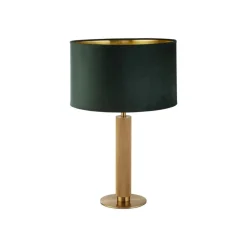 London bordlampe, messing/grøn