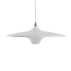 LOOM DESIGN LED-hængelampe Moja, Ø 35 cm, hvid