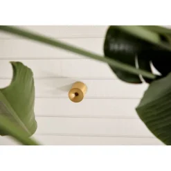 LOOM DESIGN LED-loftlampe Nyx, messing, IP54