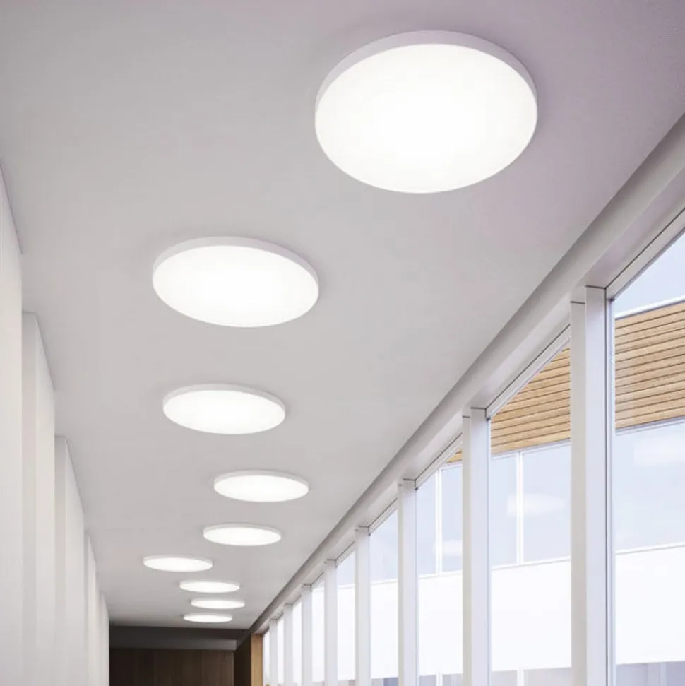 LOOM DESIGN LED-loftlampe Lucia, hvid, Ø 45 cm aluminium