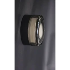 LOOM DESIGN LED-loftslampe Otto Convex, grå, IP65