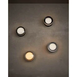 LOOM DESIGN LED-loftslampe Otto Convex, grå, IP65