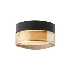 LOOM DESIGN LED-loftslampe Otto Convex, ravfarvet, IP65