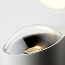 LOOM DESIGN Saga udendørs LED-væglampe op/ned hvid