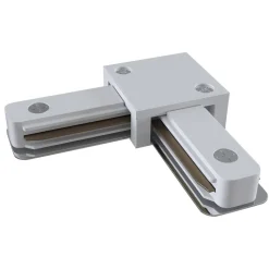 L-stikskinne, 1-fase skinne, hvid