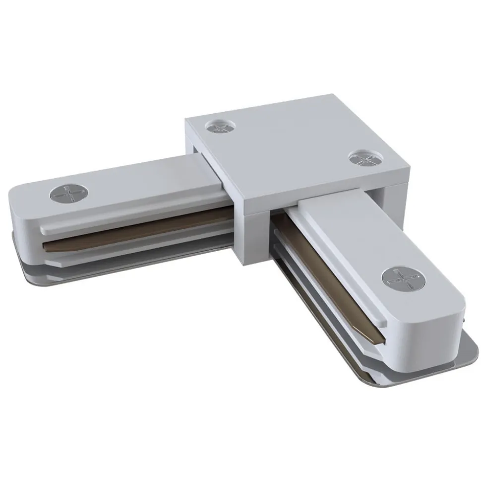 L-stikskinne, 1-fase skinne, hvid