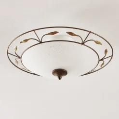 Luca loftlampe med scavo-glas