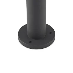 Lucande Berenike 60 cm vejlampe, mørkegrå, metal, GX53