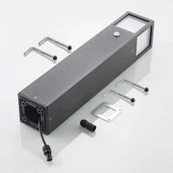 Lucande Dewari vejlampe, bevægelsessensor, E27, 65 cm, IP54