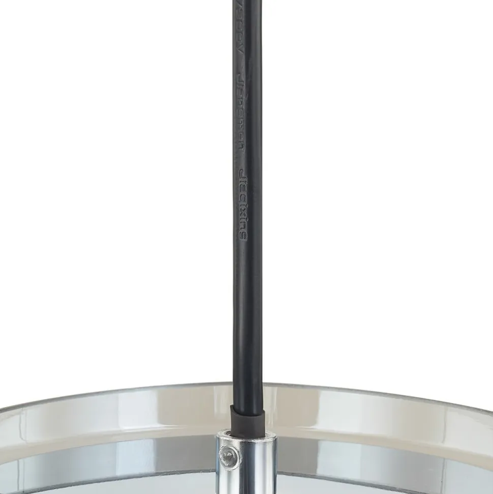 Lucande Diano hængelampe, røggrå, version med 4 lyskilder