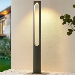 Lucande Dovino LED-lygtepæl, 150 cm