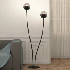 Lucande Dustian gulvlampe, 2 lyskilder